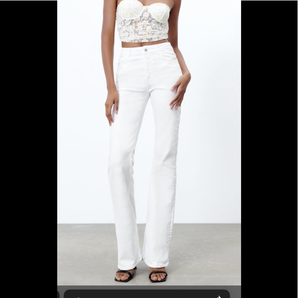 ZARA HIGH WAISTED FLARE PANTS
